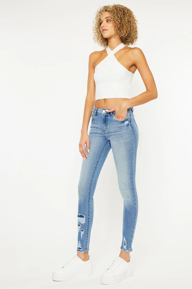 Jenna Mid Rise Ankle Skinny sold by Kan Can product image thumbnail 5