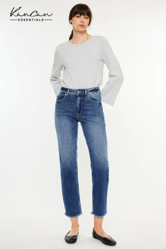 Nancy Essentials High Rise Slim Straight sold by Kan Can