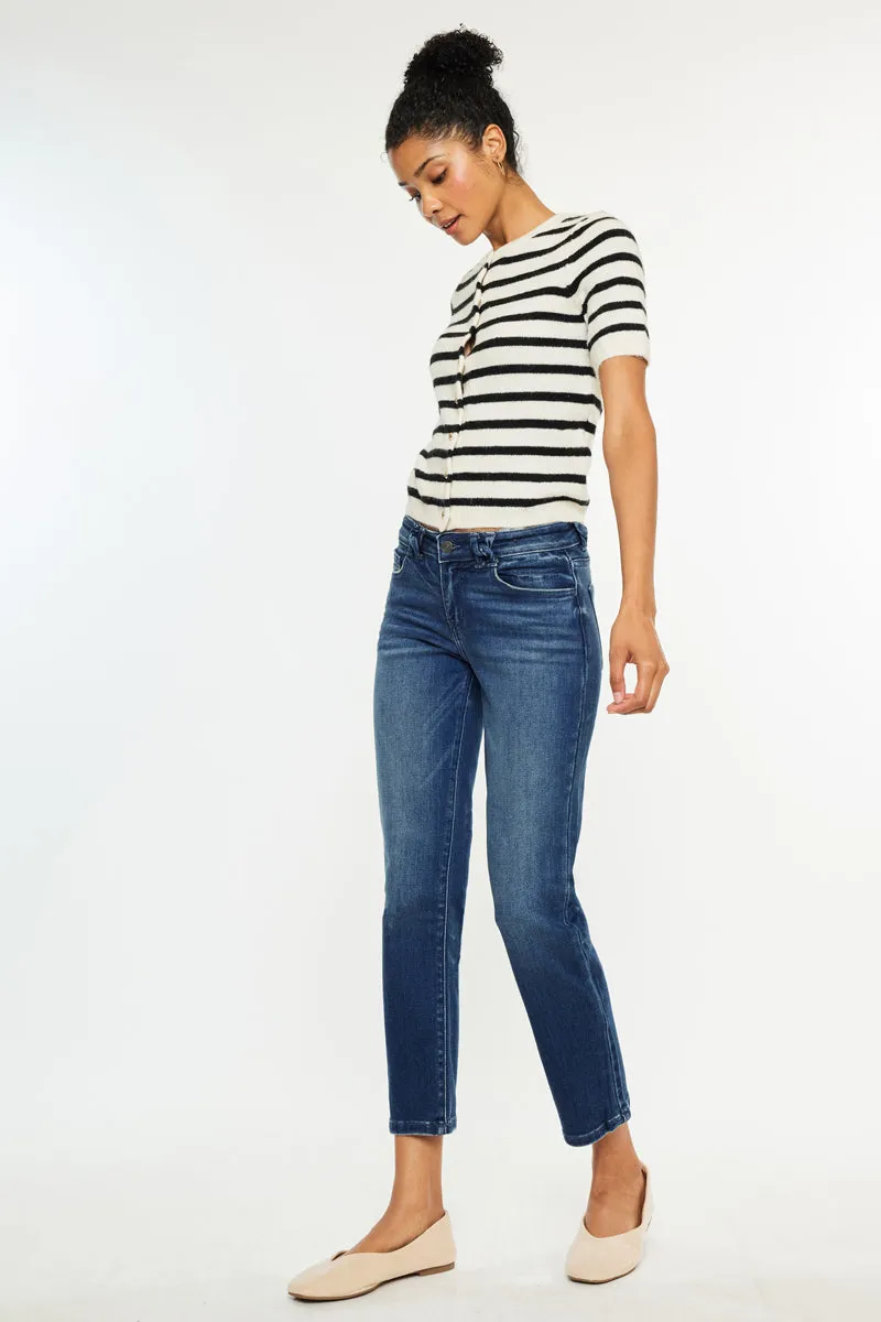 Dolores Mid Rise Slim Straight sold by Kan Can product image thumbnail 4