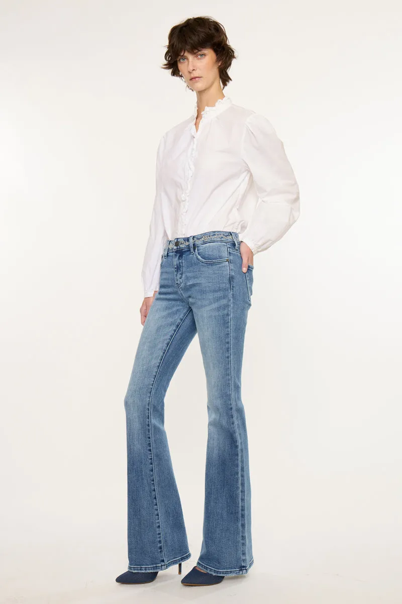 Cecilie Mid Rise Flare sold by Kan Can product image thumbnail 4