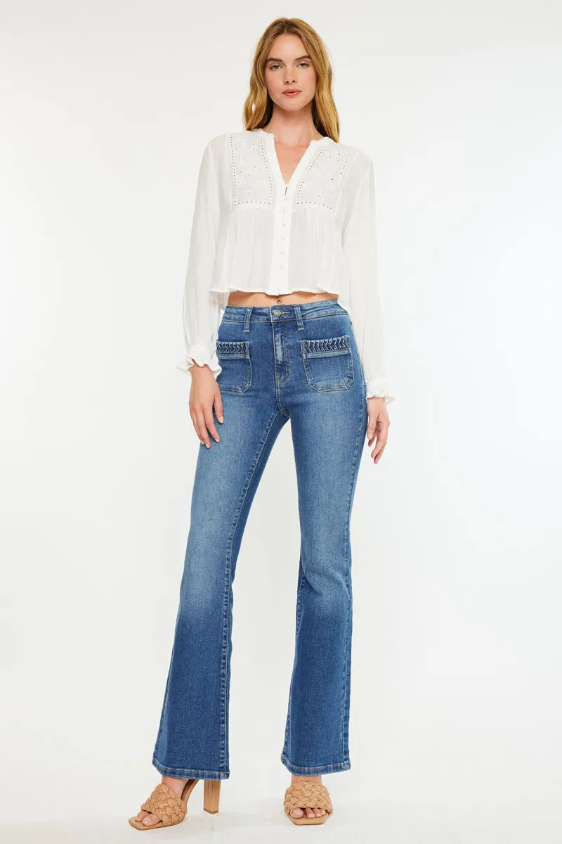 Kasey High Rise Flare sold by Kan Can product image thumbnail 3