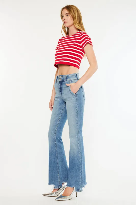 Giselle High Rise Flare made by Kan Can