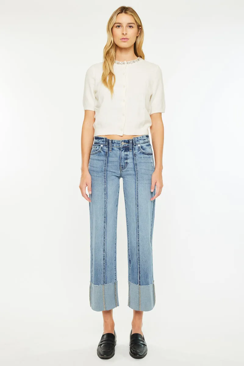 Margret Mid Rise Crop Wide sold by Kan Can product image thumbnail 3