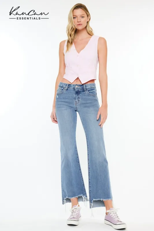 Gwen Essentials High Rise Wide Flare made by Kan Can