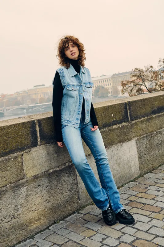 Denicee High Rise Bootcut sold by Kan Can