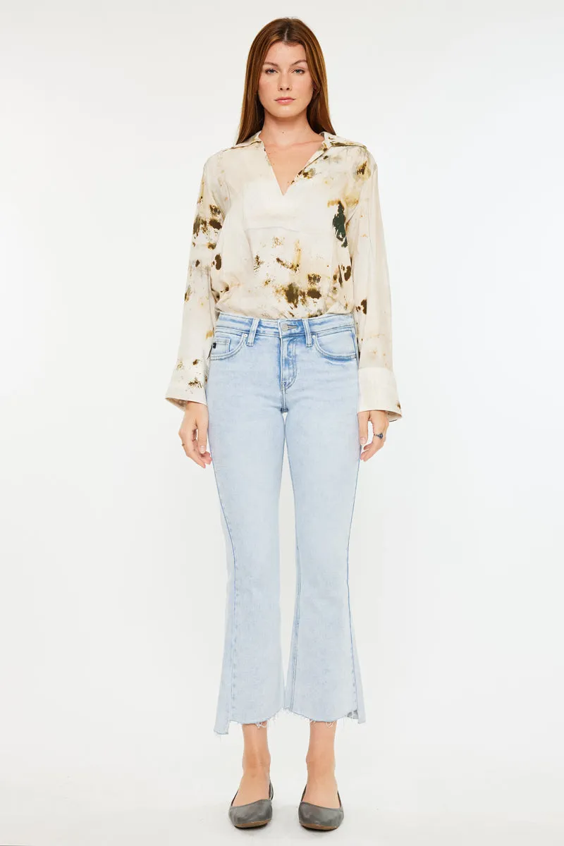 Elsie Mid Rise Crop Flare sold by Kan Can product image thumbnail 3