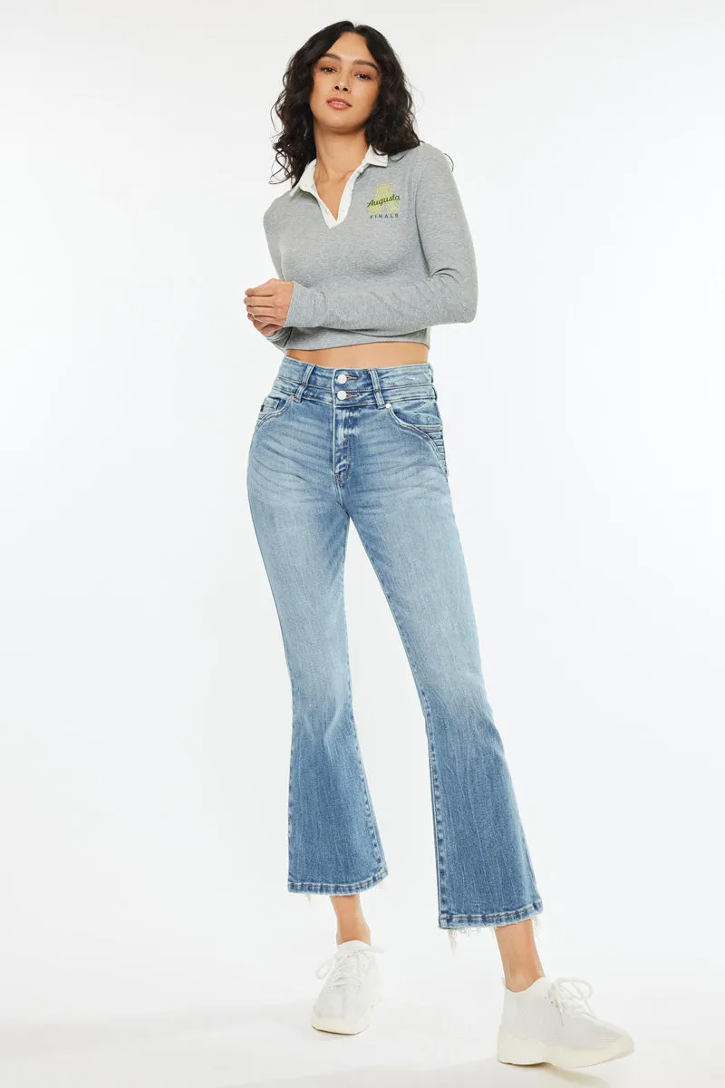Belle High Rise Crop Bootcut sold by Kan Can product image thumbnail 3