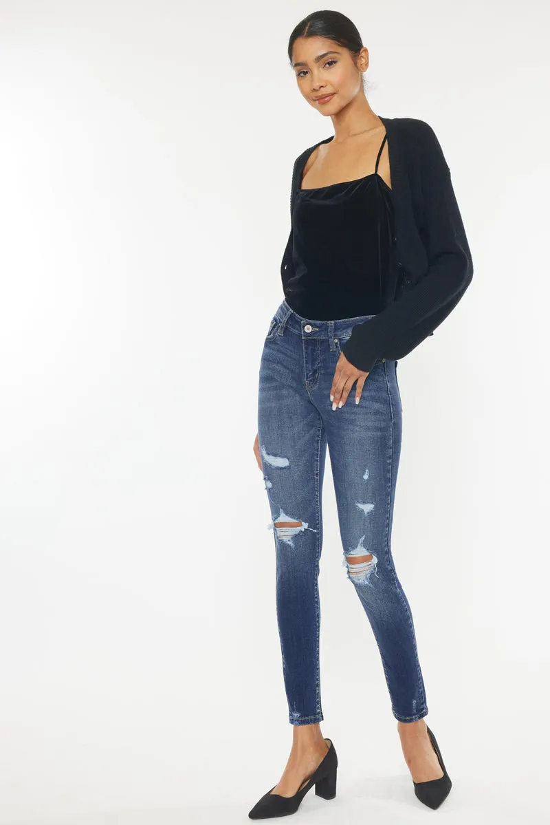 Twyla Mid Rise Super Skinny sold by Kan Can product image thumbnail 4