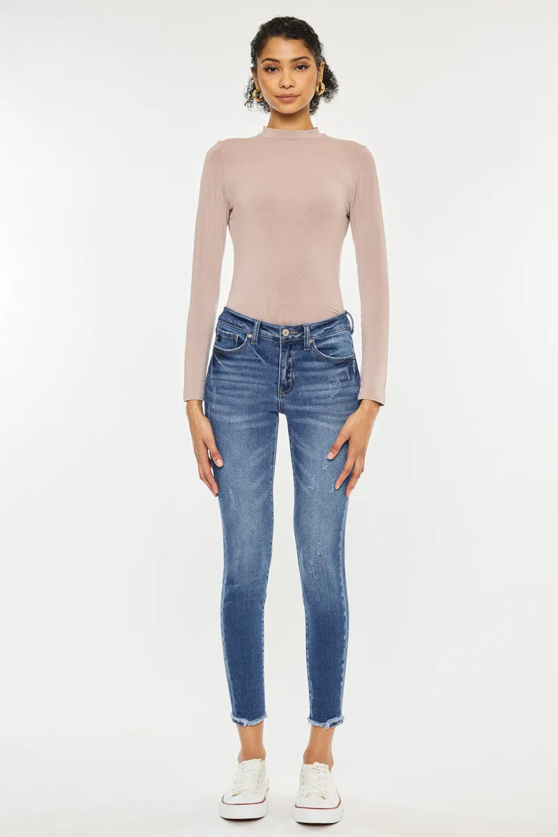 Landon Mid Rise Ankle Skinny sold by Kan Can product image thumbnail 3