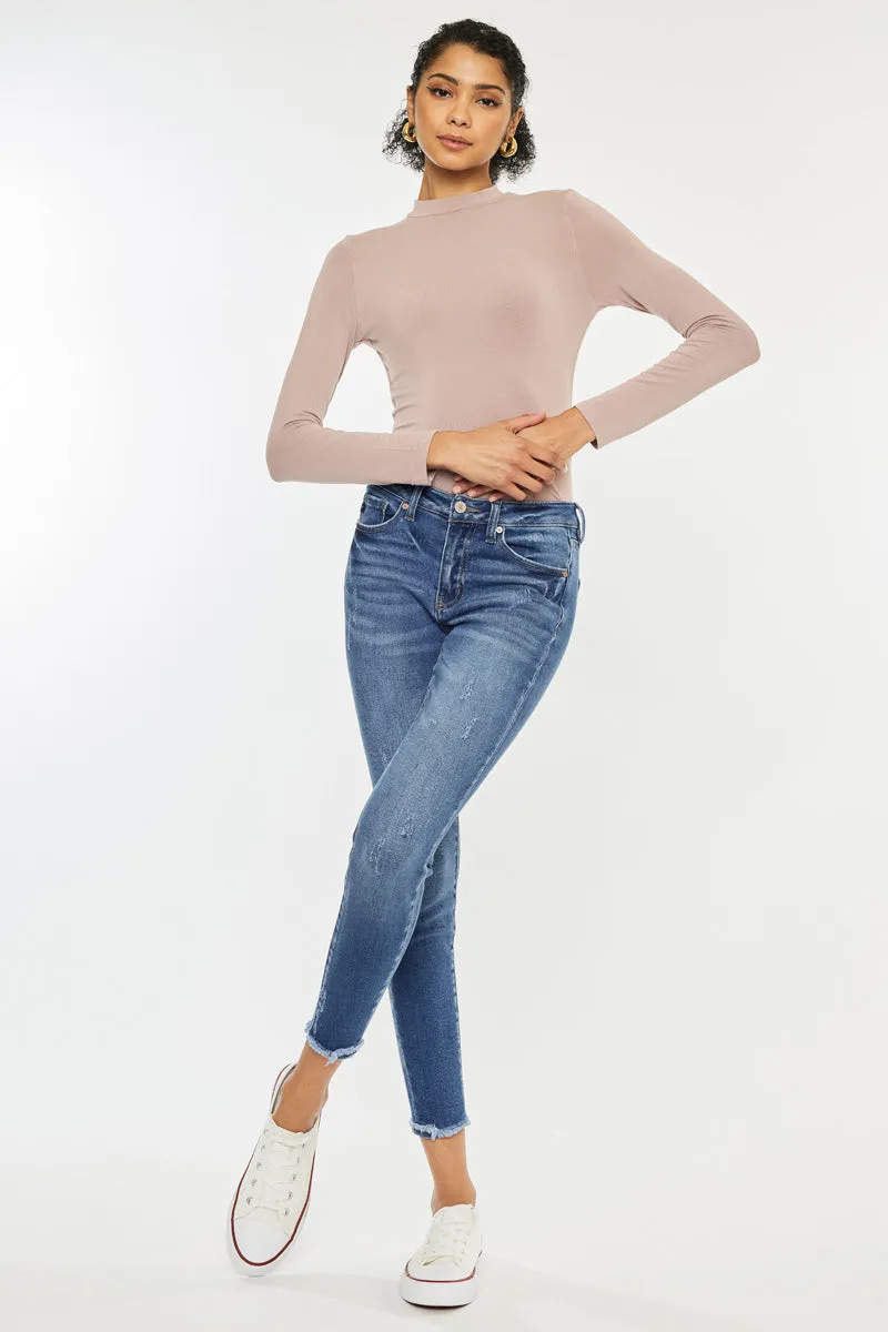 Landon Mid Rise Ankle Skinny sold by Kan Can product image thumbnail 4