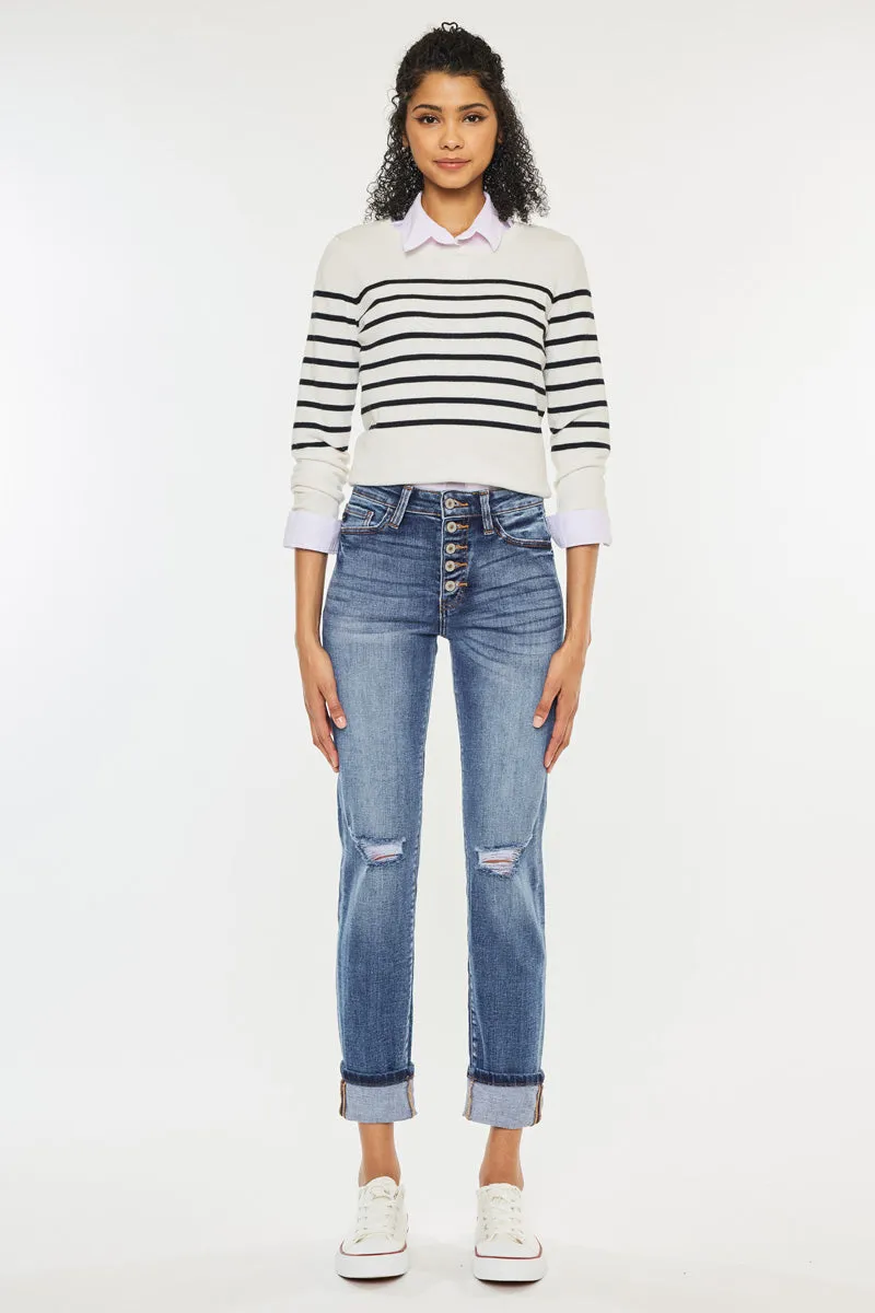 Emmett High Rise Skinny Straight sold by Kan Can product image thumbnail 4