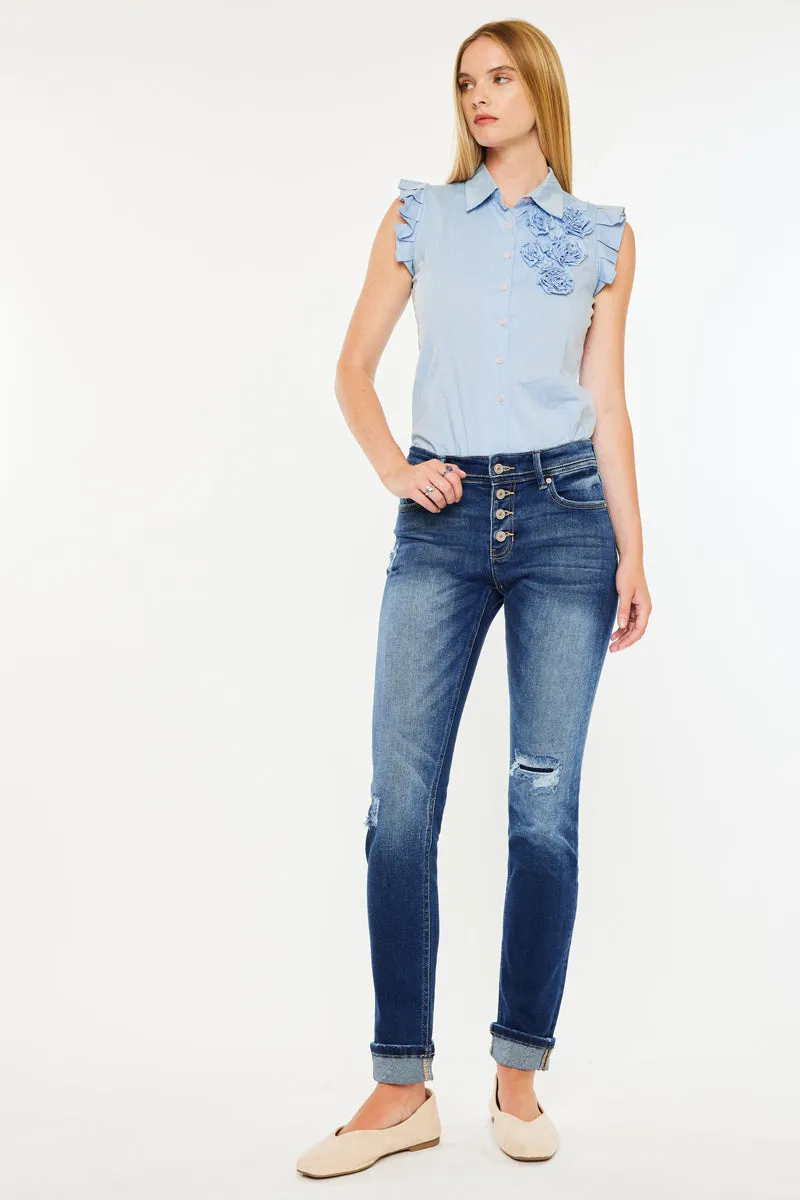 Eternity Mid Rise Skinny Straight sold by Kan Can product image thumbnail 3