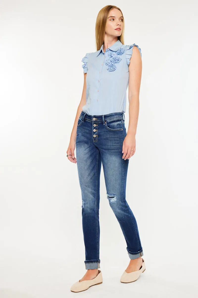Eternity Mid Rise Skinny Straight sold by Kan Can product image thumbnail 5