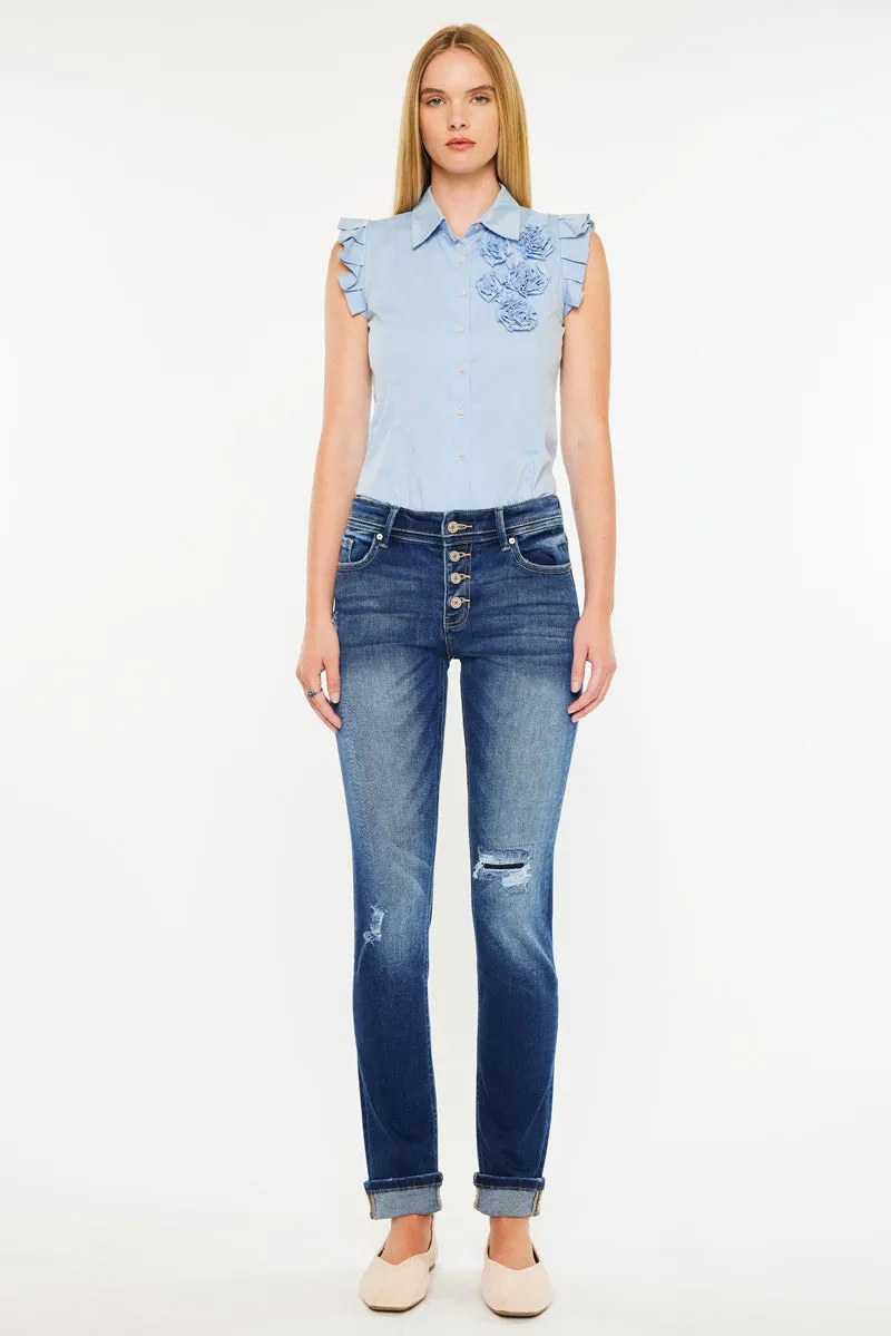Eternity Mid Rise Skinny Straight sold by Kan Can product image thumbnail 4