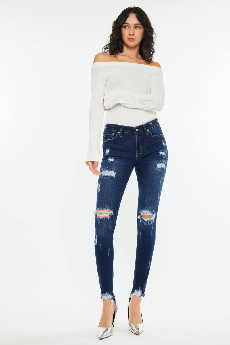 Cora Mid Rise Super Skinny sold by Kan Can product image thumbnail 5