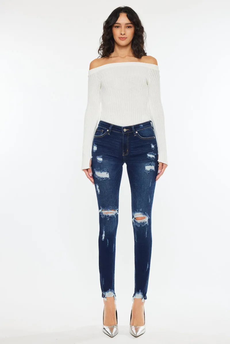 Cora Mid Rise Super Skinny sold by Kan Can product image thumbnail 3