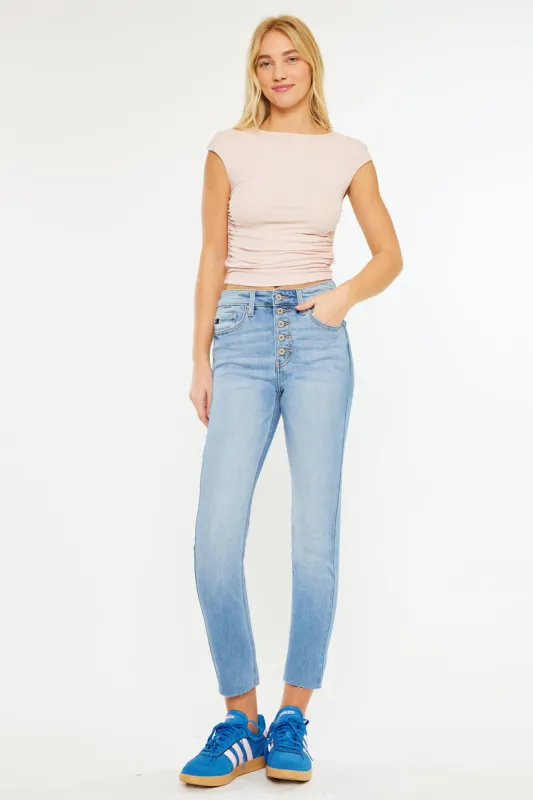 Priscilla High Rise Slim Straight made by Kan Can