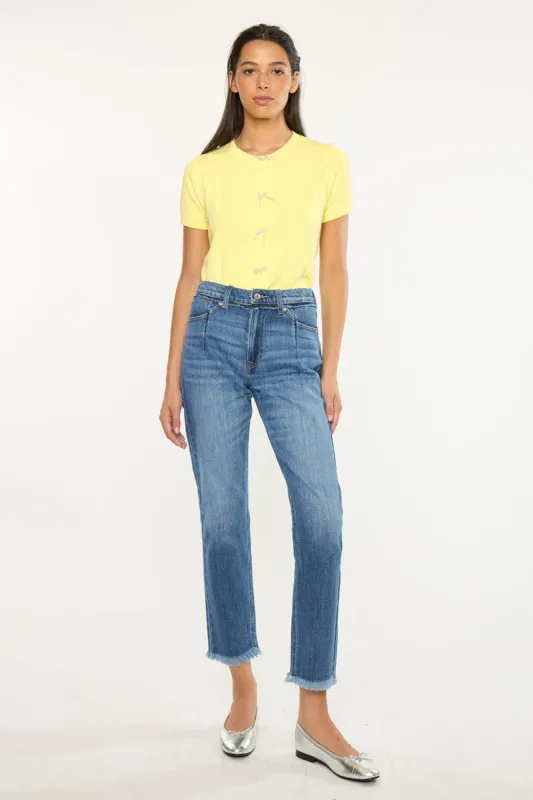 Angelina High Rise Slim Straight made by Kan Can