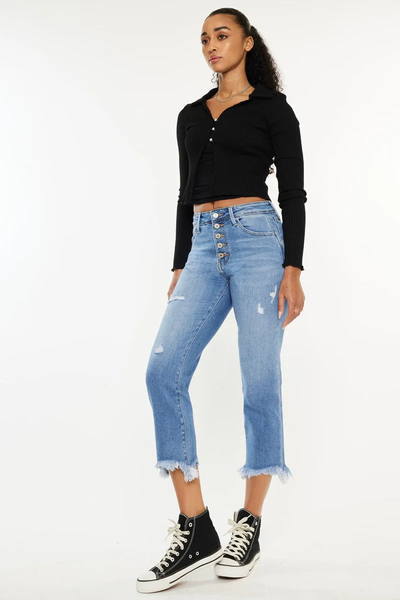 Zuzanna High Rise Crop Straight sold by Kan Can product image thumbnail 2
