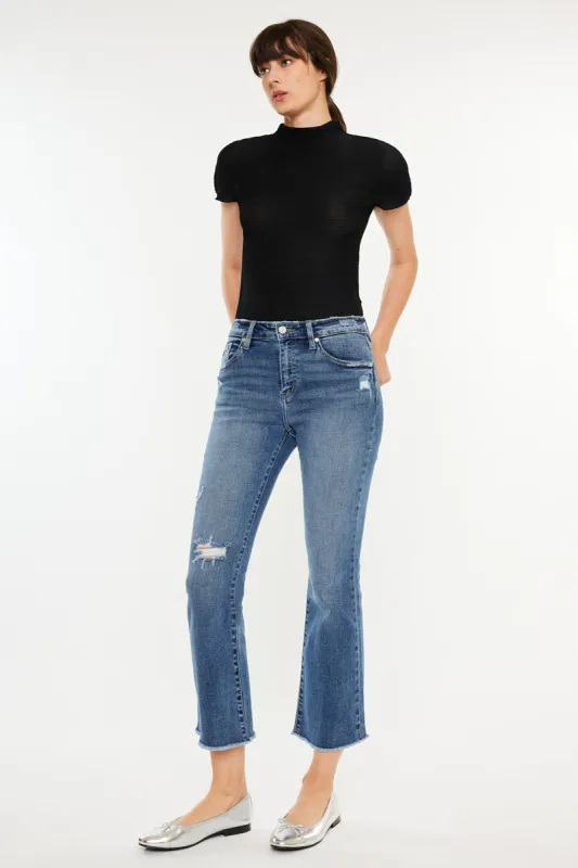 Honey Essentials High Rise Cropped Bootcut sold by Kan Can