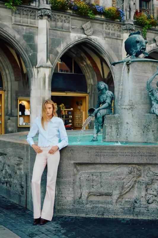 Kiera High Rise Wide Flare sold by Kan Can