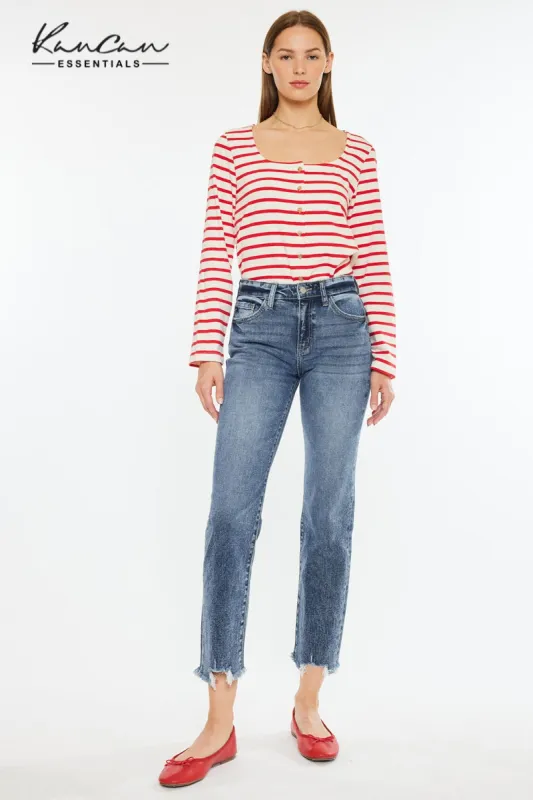 Kathrine Essentials High Rise Slim Straight sold by Kan Can