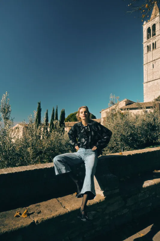 Nessa High Rise Crop Wide sold by Kan Can