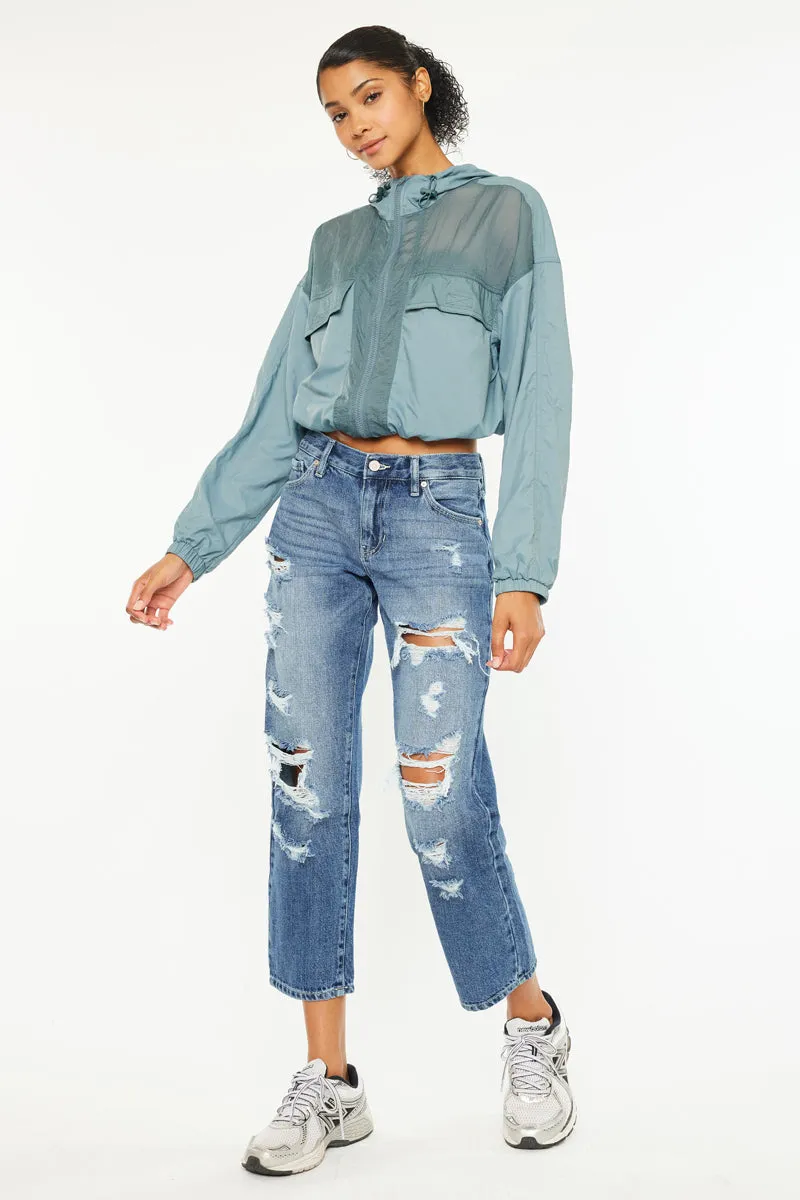 Effy Mid Rise Boyfriend sold by Kan Can