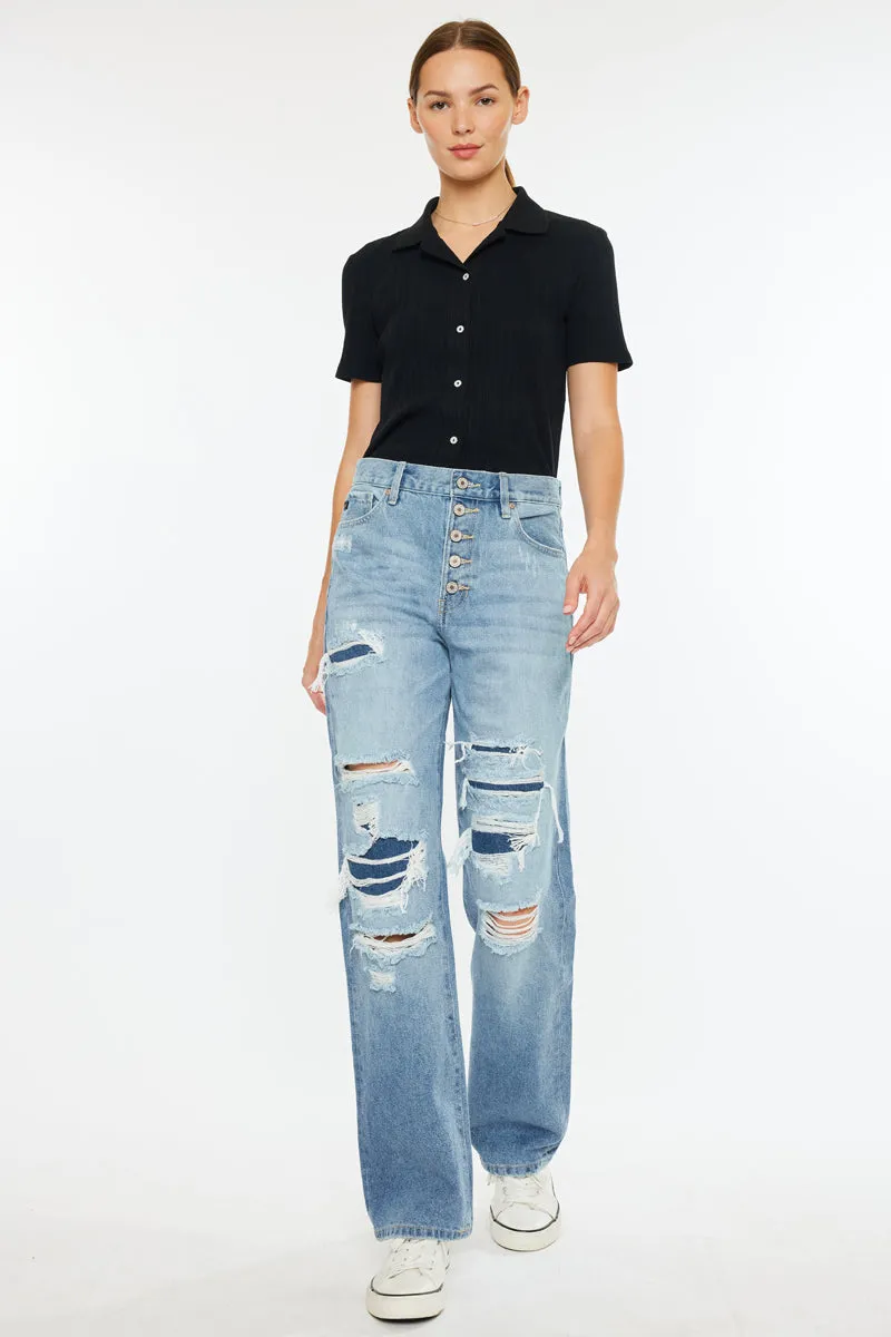 Maddie Ultra High Rise 90's Boyfriend sold by Kan Can product image thumbnail 4
