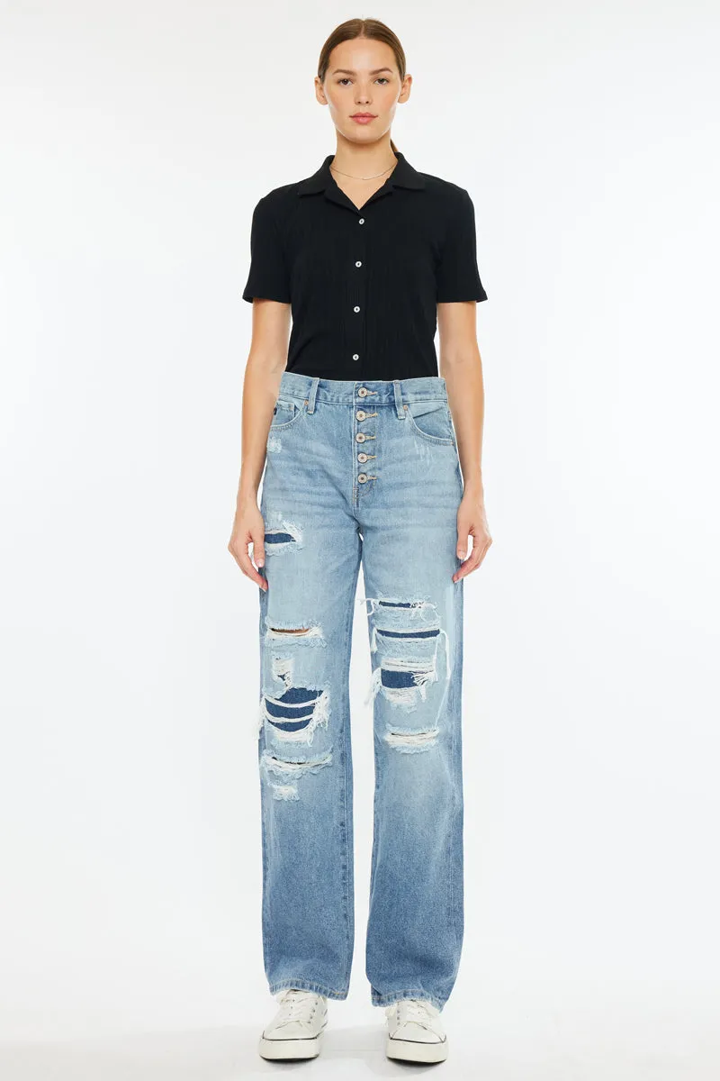 Maddie Ultra High Rise 90's Boyfriend sold by Kan Can product image thumbnail 3