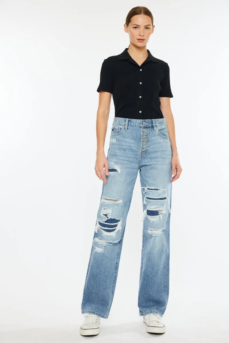 Maddie Ultra High Rise 90's Boyfriend sold by Kan Can product image thumbnail 5