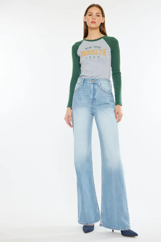 Janna High Rise 90's Flare made by Kan Can