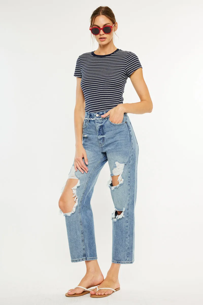 Sylvie Ultra High Rise 90's Boyfriend sold by Kan Can product image thumbnail 4
