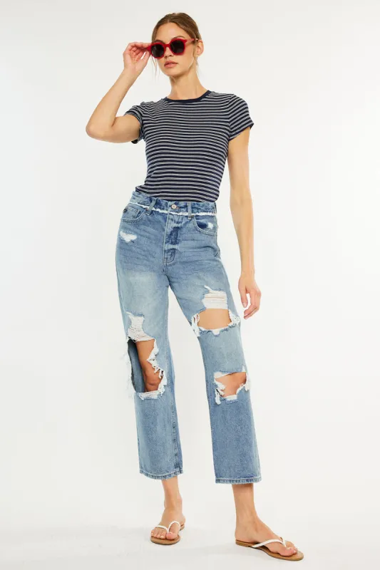Sylvie Ultra High Rise 90's Boyfriend made by Kan Can