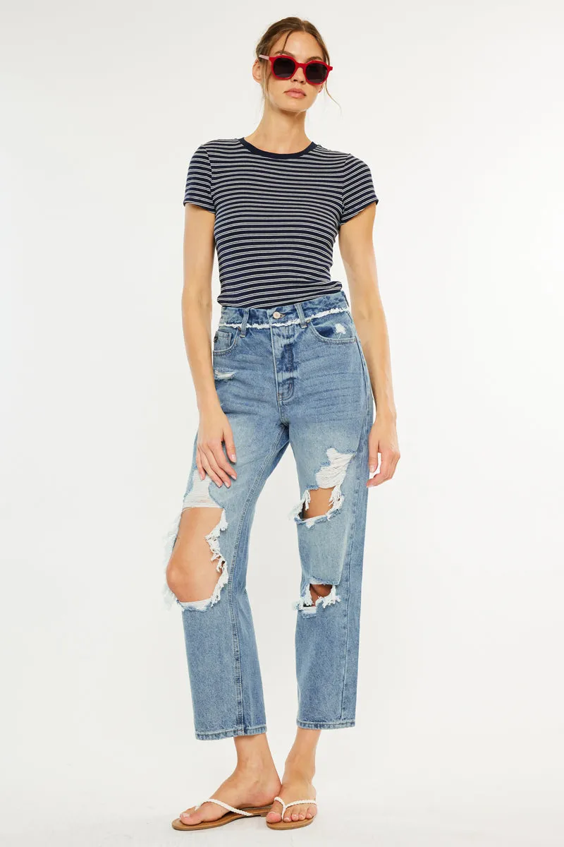 Sylvie Ultra High Rise 90's Boyfriend sold by Kan Can product image thumbnail 3