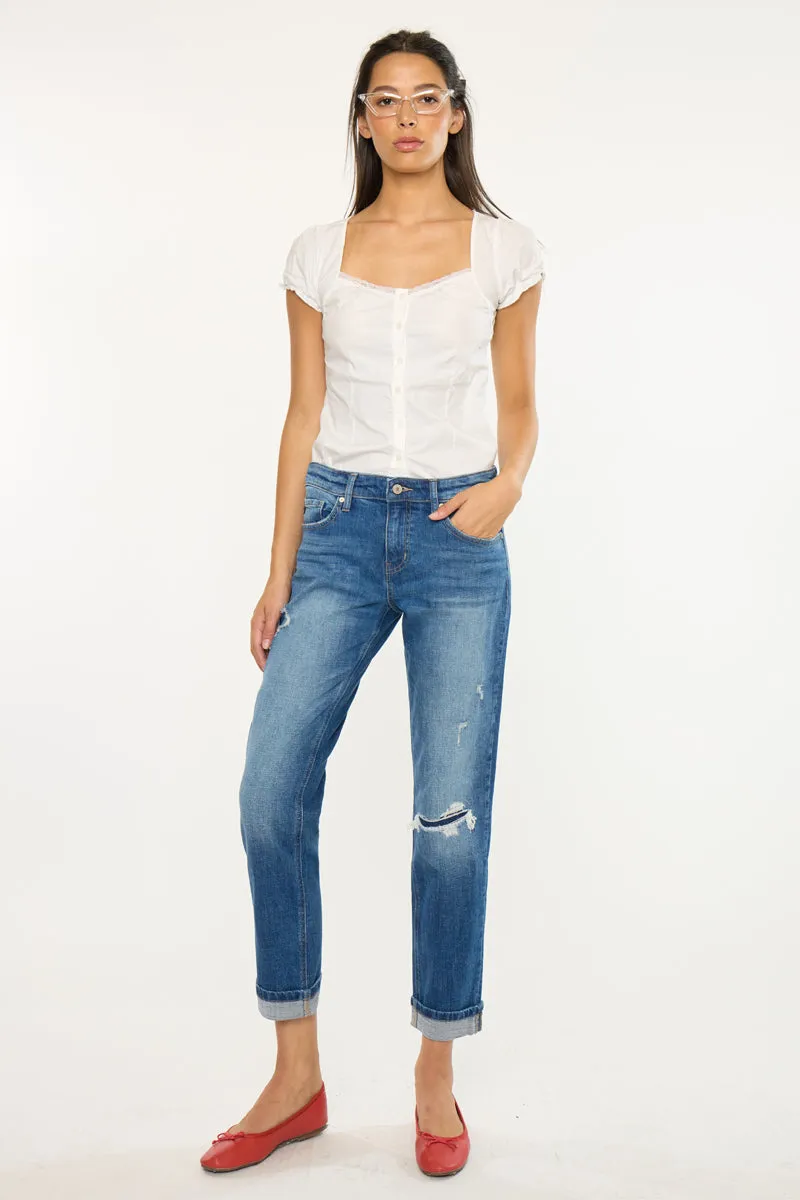 Lexington Mid Rise Boyfriend sold by Kan Can product image thumbnail 3