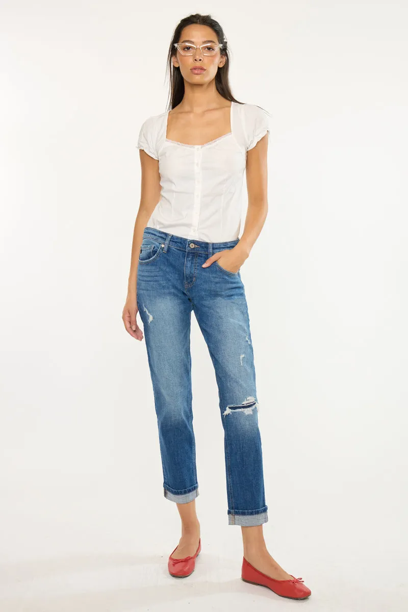 Lexington Mid Rise Boyfriend sold by Kan Can