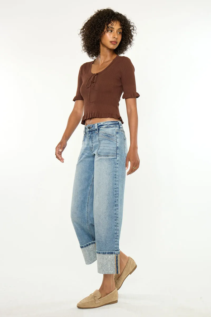 Anley Mid Rise Crop Wide sold by Kan Can product image thumbnail 5