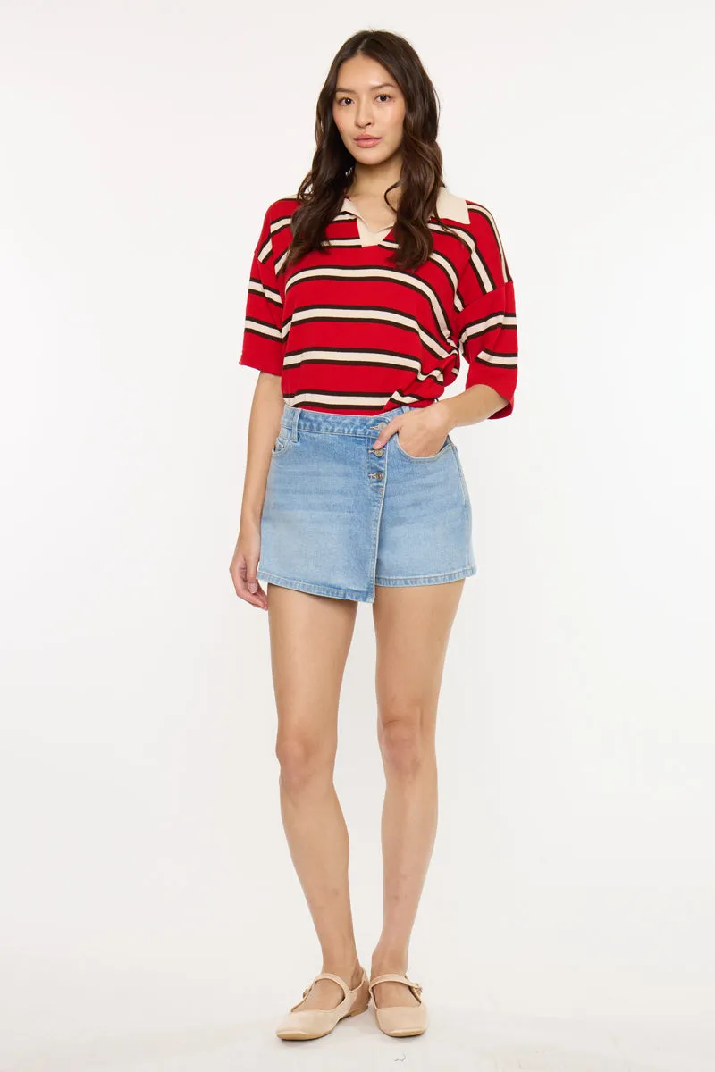 Demi Ultra High Rise Skort sold by Kan Can product image thumbnail 5