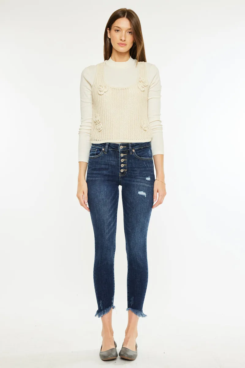 Winston High Rise Crop Skinny sold by Kan Can product image thumbnail 3
