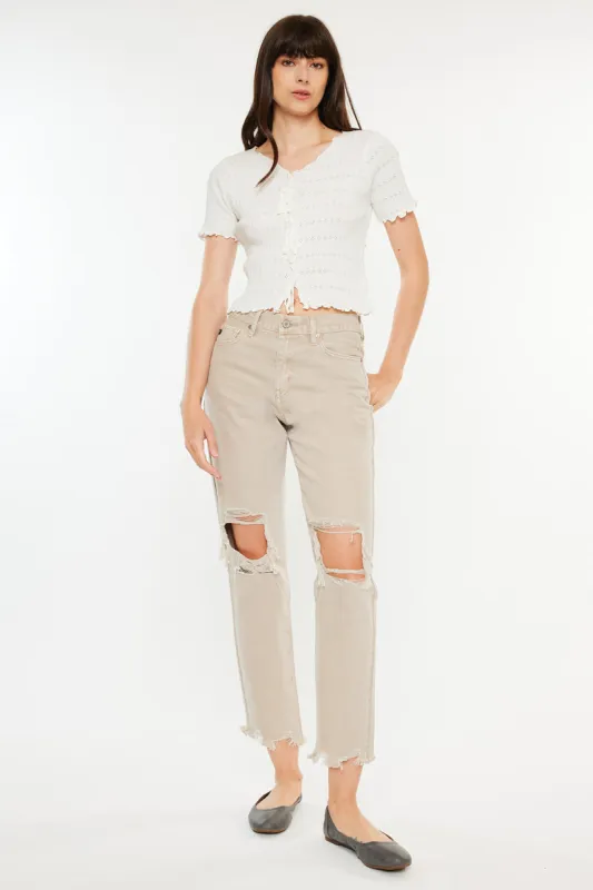 Bliss High Rise Mom Fit sold by Kan Can