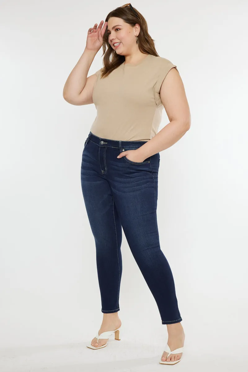 Elizabeth High Rise Super Skinny Jeans (Plus Size) sold by Kan Can product image thumbnail 5