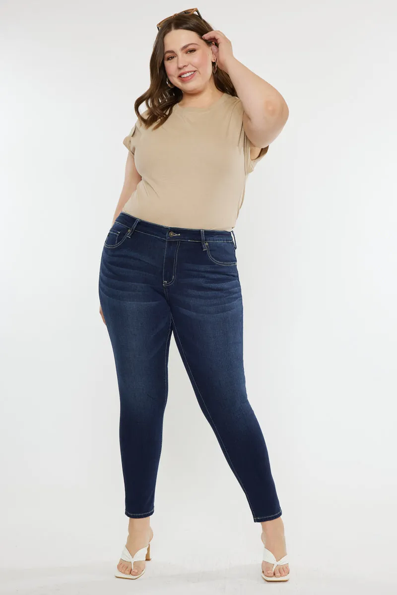 Elizabeth High Rise Super Skinny Jeans (Plus Size) sold by Kan Can product image thumbnail 3