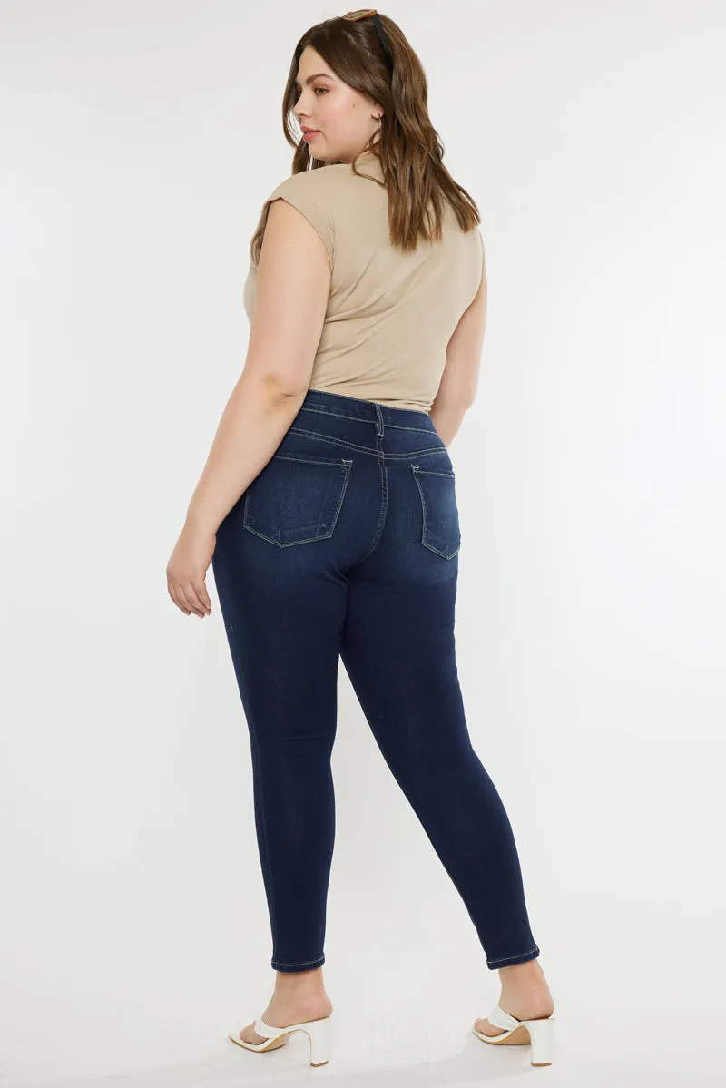 Elizabeth High Rise Super Skinny Jeans (Plus Size) sold by Kan Can product image thumbnail 2