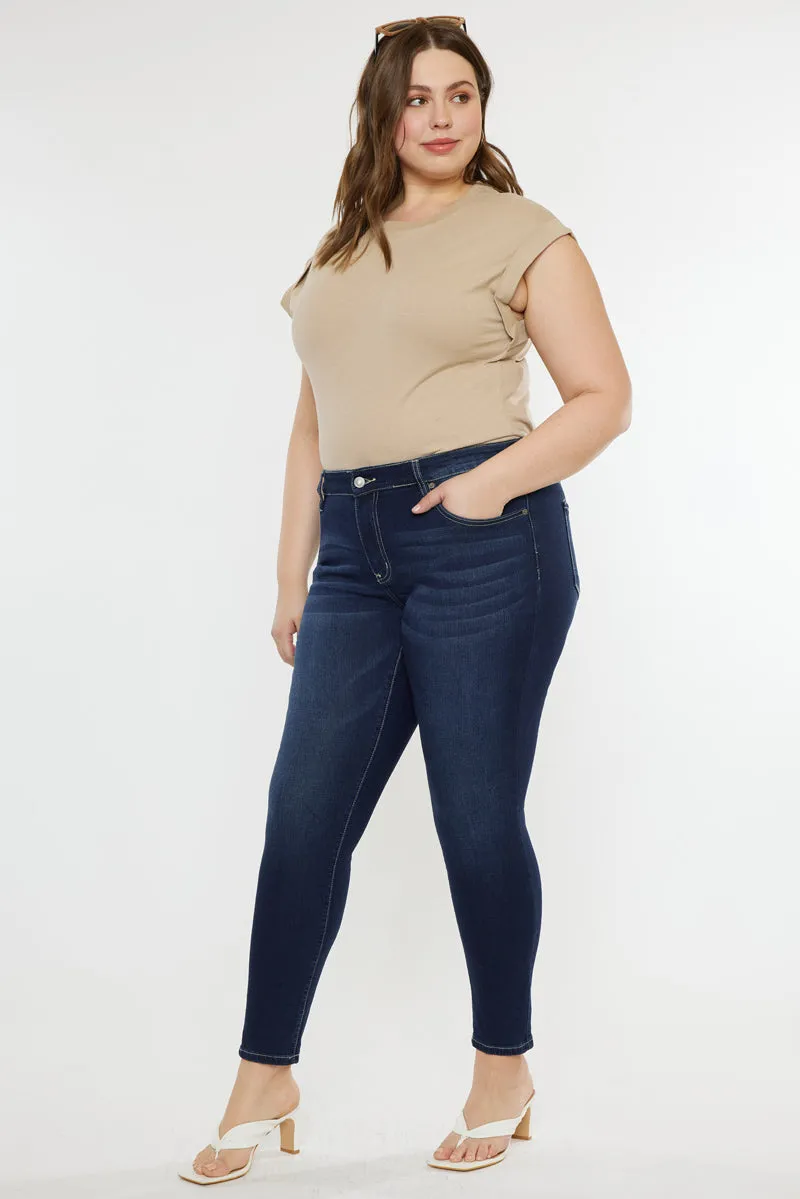 Elizabeth High Rise Super Skinny Jeans (Plus Size) sold by Kan Can product image thumbnail 4