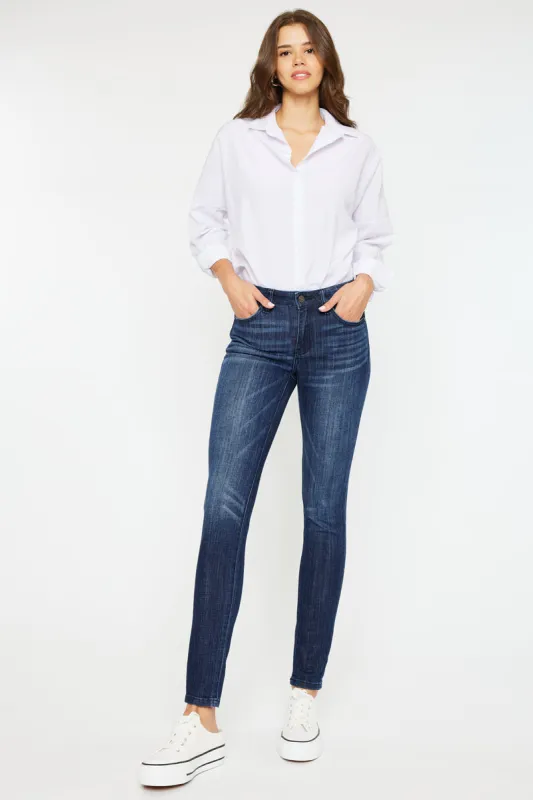 Ashlyn Mid Rise Super Skinny Jeans sold by Kan Can