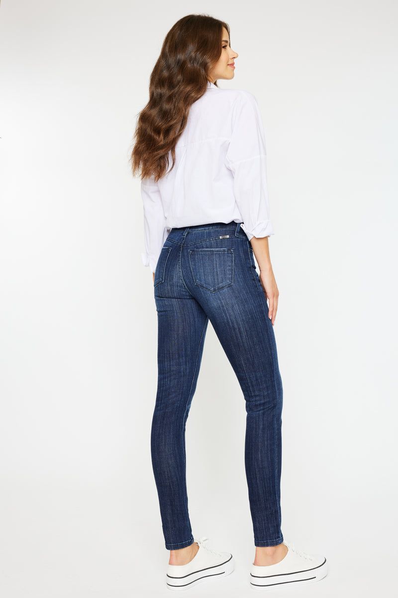 Ashlyn Mid Rise Super Skinny Jeans sold by Kan Can product image thumbnail 2
