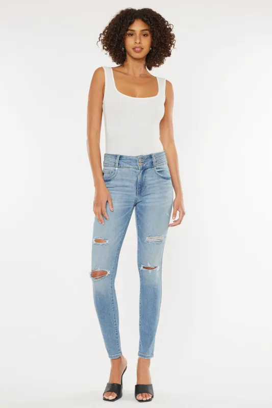 Laura High Rise Super Skinny Jeans sold by Kan Can