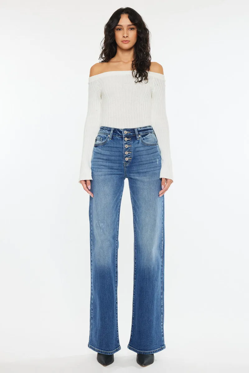 Celine Ultra High Rise 90's Flare Jeans sold by Kan Can product image thumbnail 3