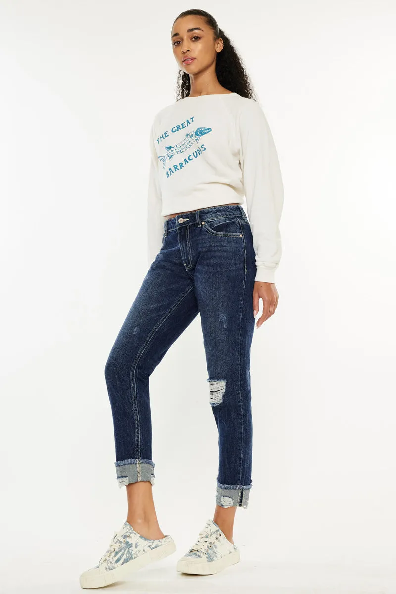 Bernice High Rise Boyfriend Jeans sold by Kan Can product image thumbnail 4